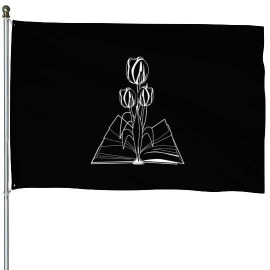 Book Books Tulip Flower Flowers Tulips House Flags