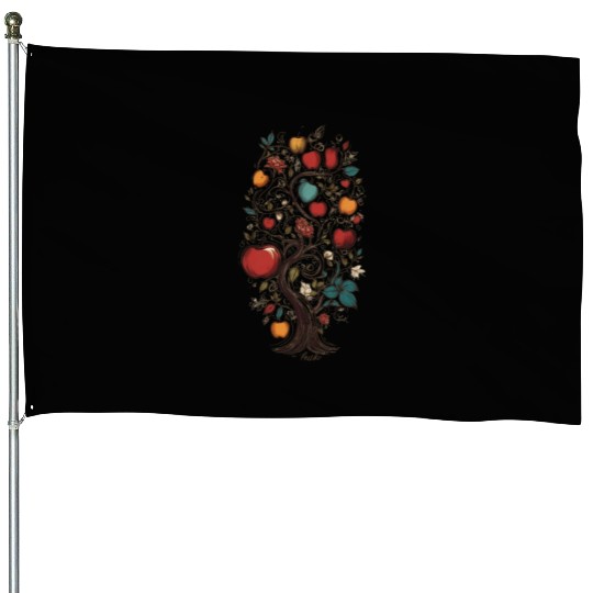 Apple tree House Flags