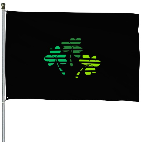Shamrock design House Flags