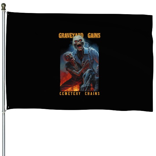 Graveyard Gains Cemetery Chains House Flags