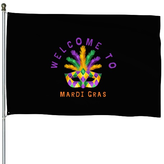 design of Mardi Gras House Flags