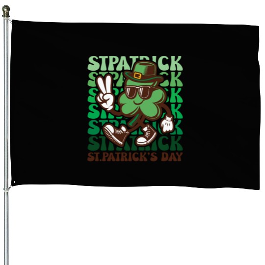 St. Patrick's Day Ireland Irish Green House Flags