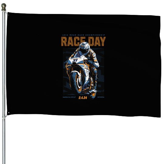Race Day House Flags
