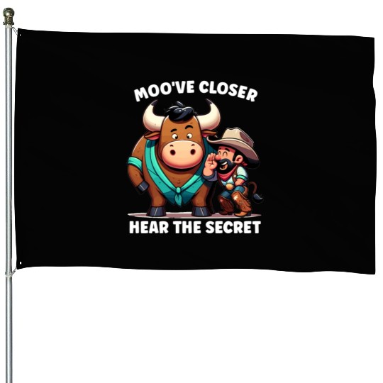 Rodeo Bull Riding Livestock Show Farmer Cattle House Flags