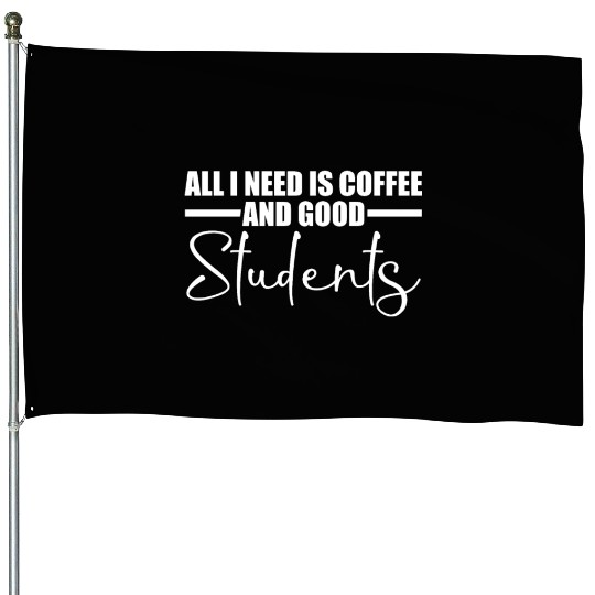 Teacher Teachers School College Students House Flags