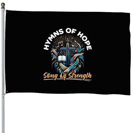 Gospel Music Religious Bible Scripture Christian House Flags