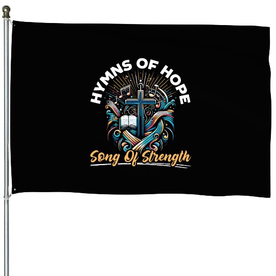 Gospel Music Religious Bible Scripture Christian House Flags