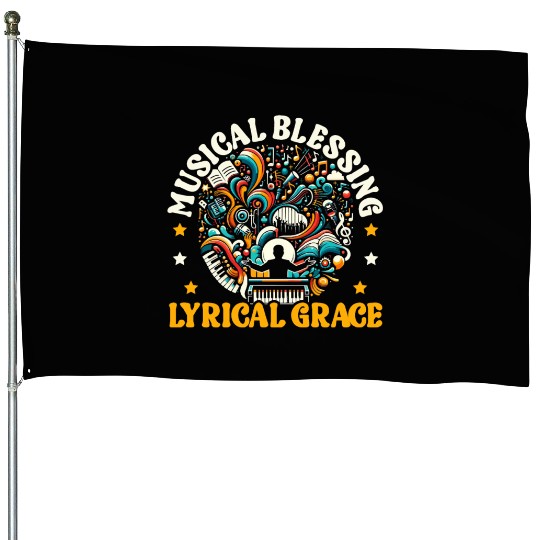 Gospel Music Religious Bible Scripture Christian House Flags