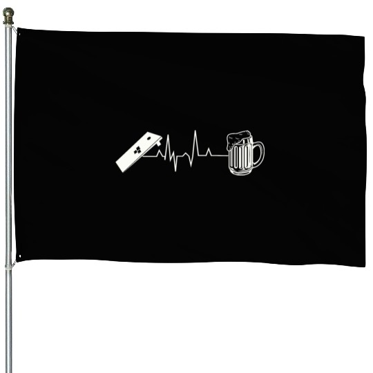 Cornhole Lawn Game House Flags