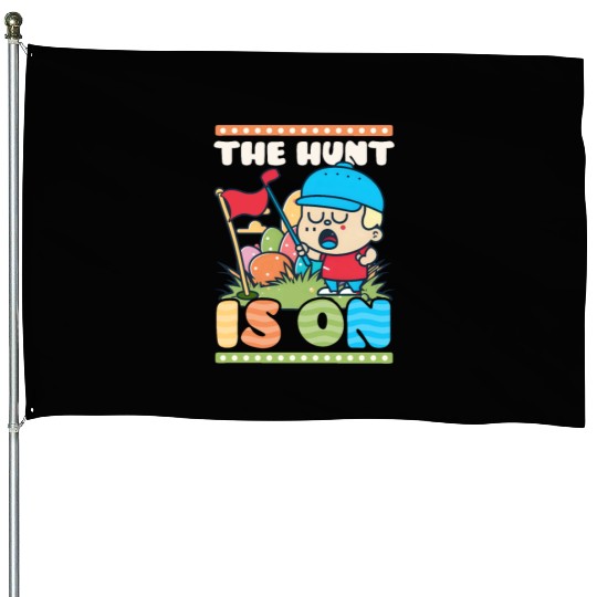 Golf Easter Hunt Is On House Flags