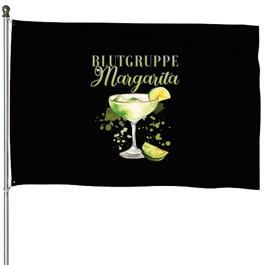Blutgruppe Margarita Tequila Stag Party House Flags