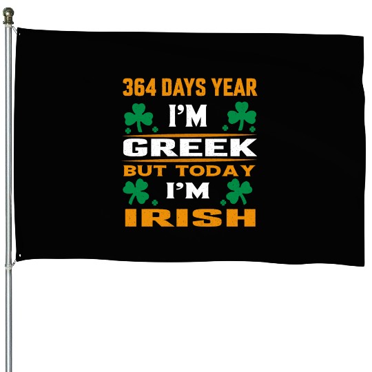 Greek Today, Irish St. Paddy's House Flags