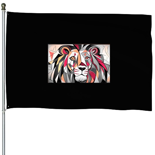 Lion look House Flags