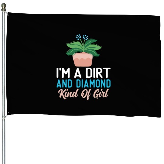 Plant Mom Life House Flags