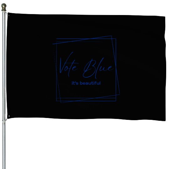 Vote Blue Election 2024 Gifts House Flags