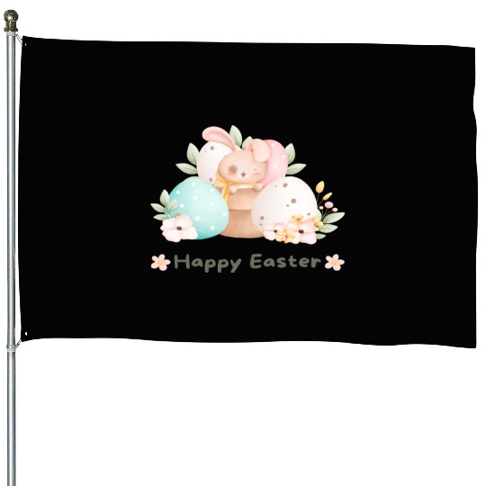 happy Easter House Flags