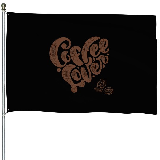 Coffee Lover (pd68) House Flags