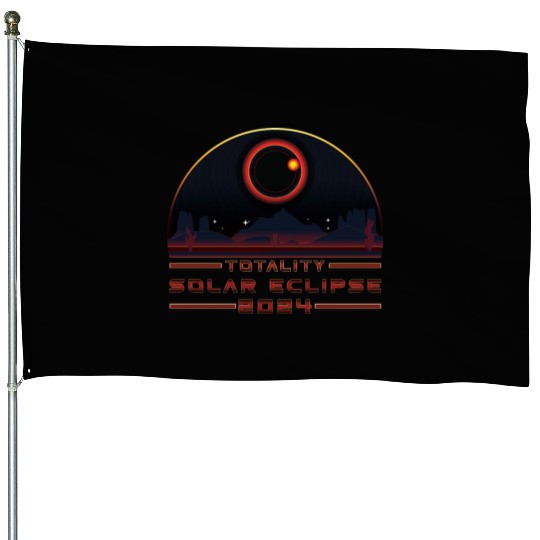 Totality Solar Eclipse 2024 - Science House Flags