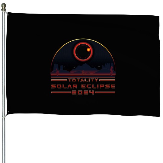 Totality Solar Eclipse 2024 - Science House Flags