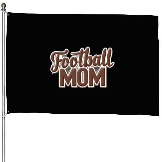"Touchdown Queen: Football Mom Design" House Flags