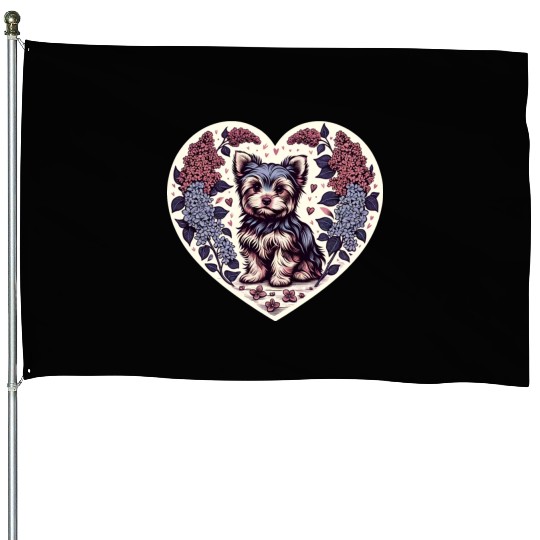 Yorkshire Terrier House Flags