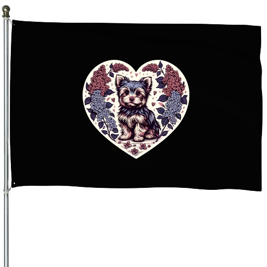 Yorkshire Terrier House Flags