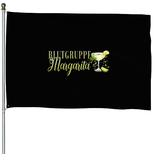Blutgruppe Margarita Tequila Stag Party House Flags