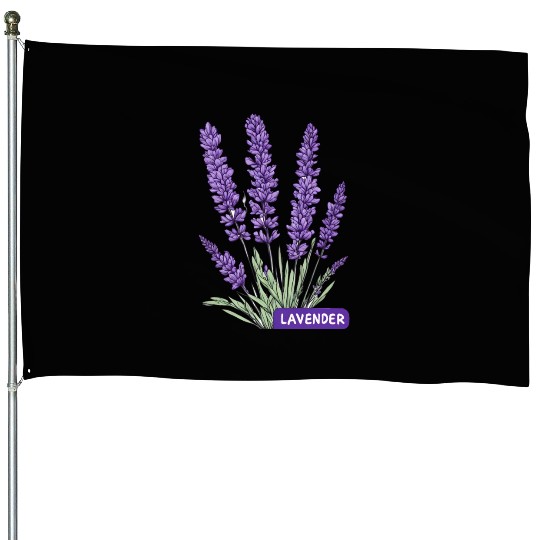 Lavender - Pot Label House Flags