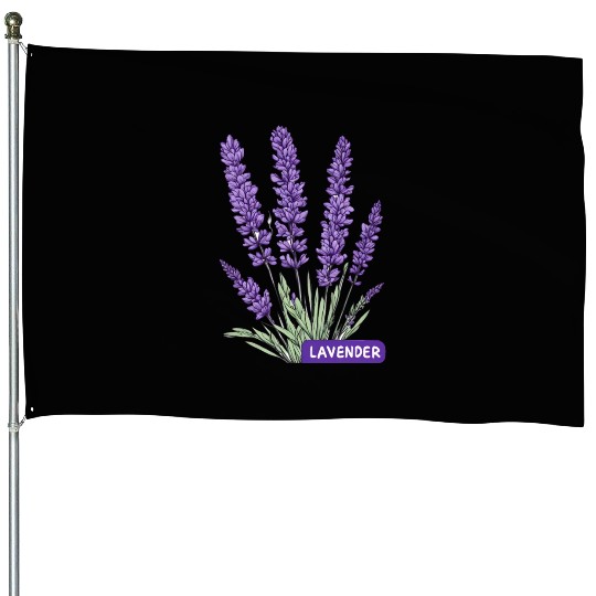 Lavender - Pot Label House Flags