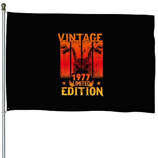 Vintage 1977 Limited Edition House Flags
