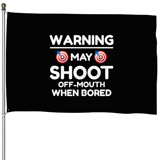 Archery Targets Archer Bullseye Shooting Sport House Flags