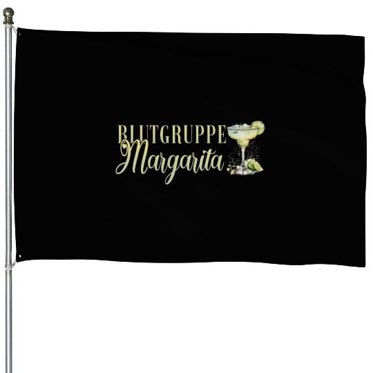 Blutgruppe Margarita Tequila Stag Party House Flags