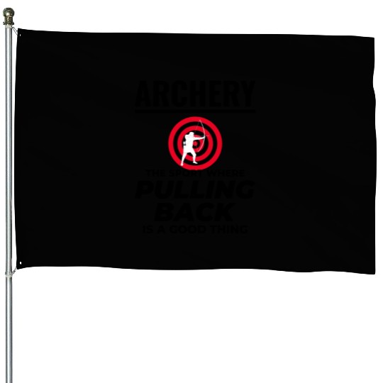 Archery Targets Archer Bullseye Shooting Sport House Flags