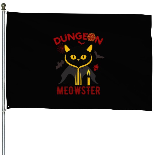 Dungeon Meowster House Flags