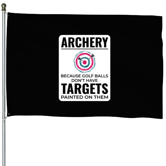 Archery Targets Archer Bullseye Shooting Sport House Flags