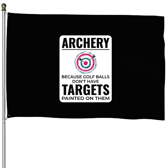 Archery Targets Archer Bullseye Shooting Sport House Flags
