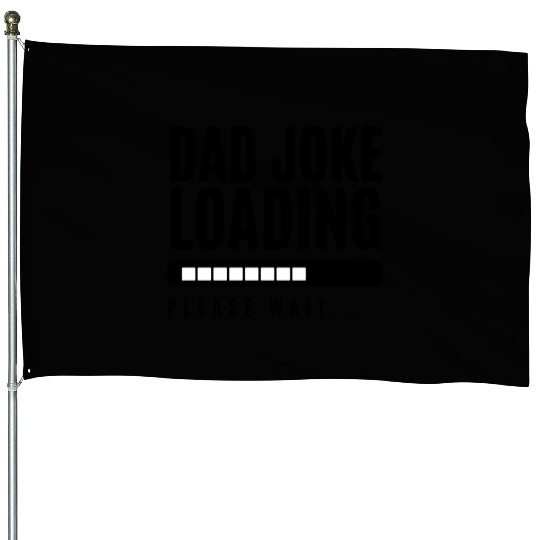 Black and Gray Bold Father s Day Occasion House Flags