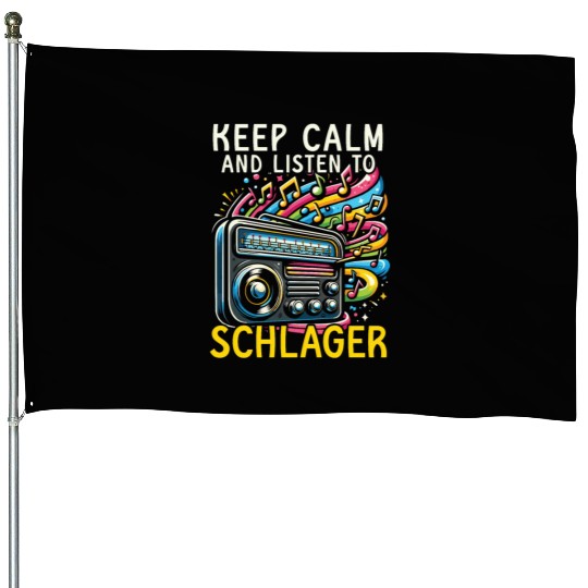 German Schlager Singer Germany Music Lover House Flags