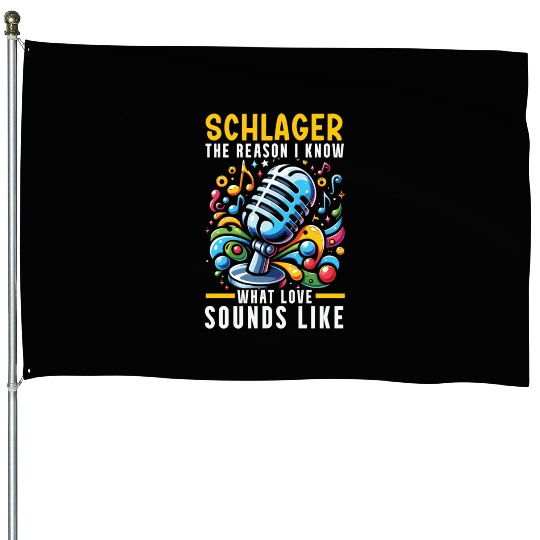 German Schlager Singer Germany Music Lover House Flags
