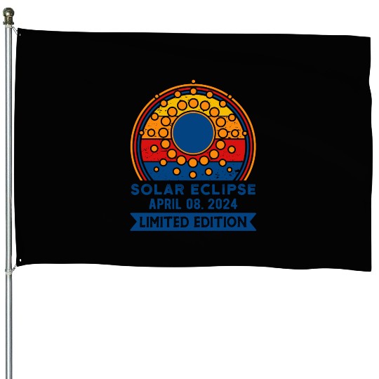 Limited Edition Solar Eclipse Total Eclipse April House Flags