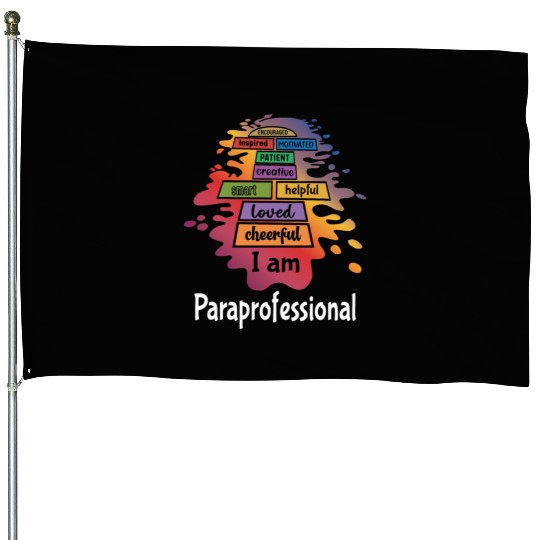 Paraprofessional Teacher Assistant Aide House Flags