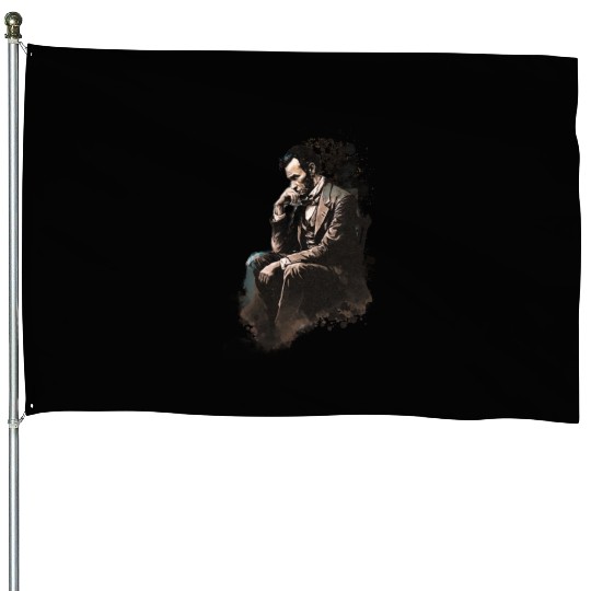 Abraham Lincoln - Iconic Tribute Collection House Flags