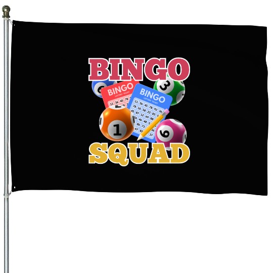 Lucky bingo House Flags