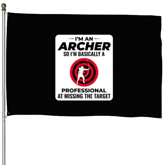 Archery Targets Archer Bullseye Shooting Sport House Flags