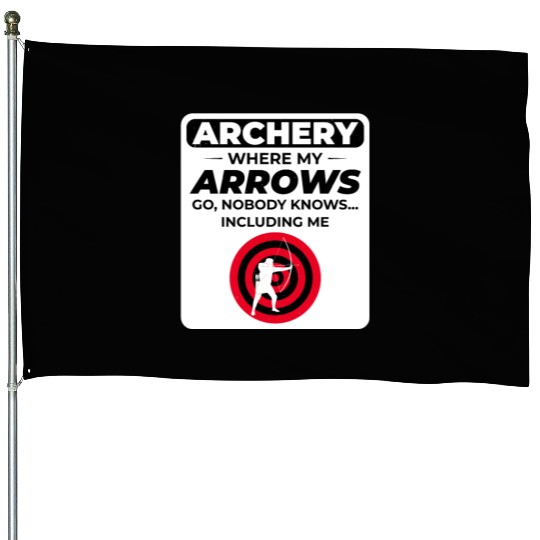 Archery Targets Archer Bullseye Shooting Sport House Flags