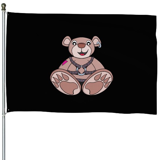Teddy bear to play House Flags