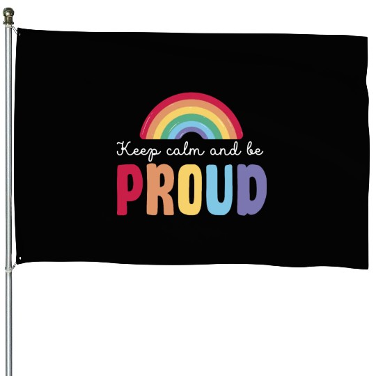 LGBTQ Rights Pride Month House Flags