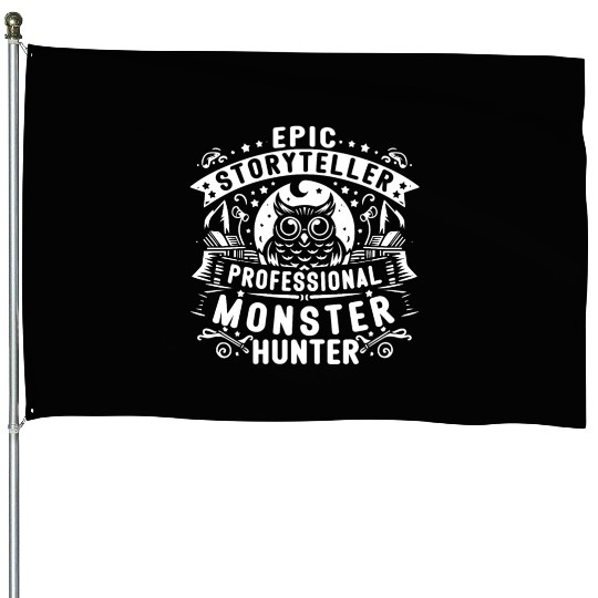 Epic Storyteller Professional Monster Hunter House Flags