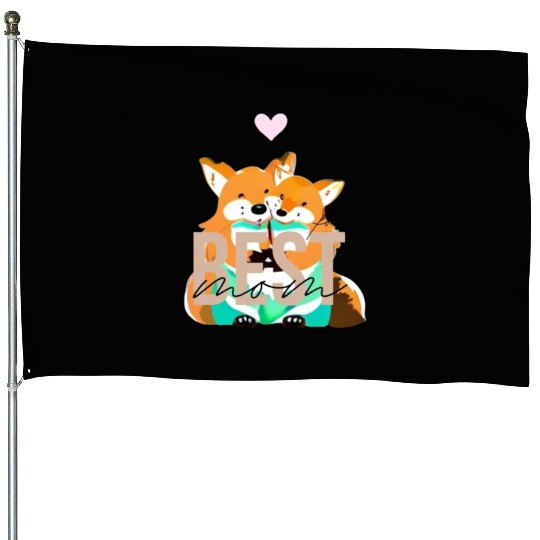 Mother s Day House Flags-fox