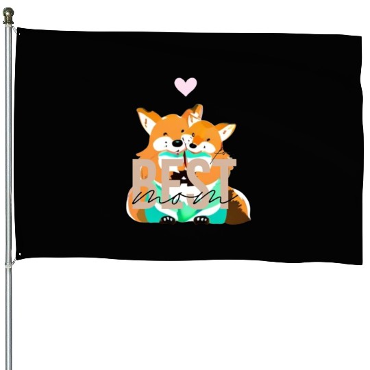 Mother s Day House Flags-fox